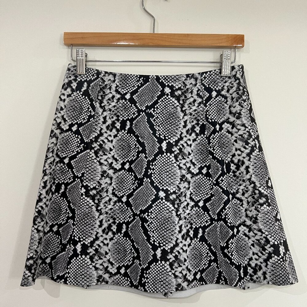 VEDA Snakeskin Mini Skirt - Size Small